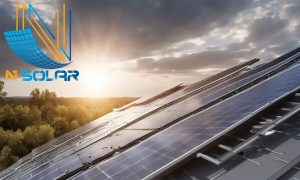 پنل خورشیدی در هوای ابری